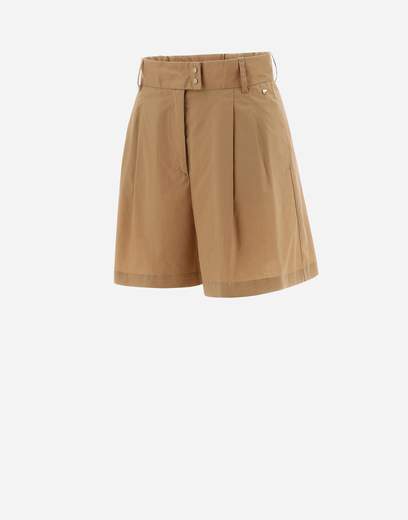 Herno Shorts In Light Cotton Stretch