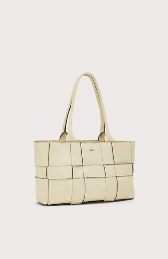 Seventy  Shopper Intrecciata In Pelle