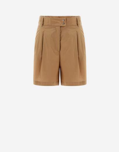 Herno Shorts In Light Cotton Stretch