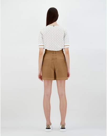 Herno Shorts In Light Cotton Stretch