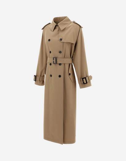 Herno Trench In Light Cotton Canvas