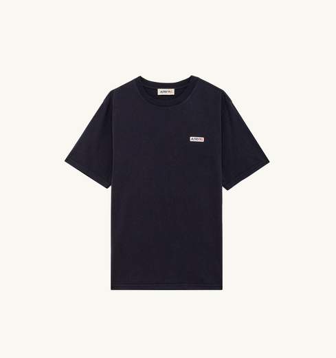 Autry T-shirt In Cotone Label Per Il Tempo Libero