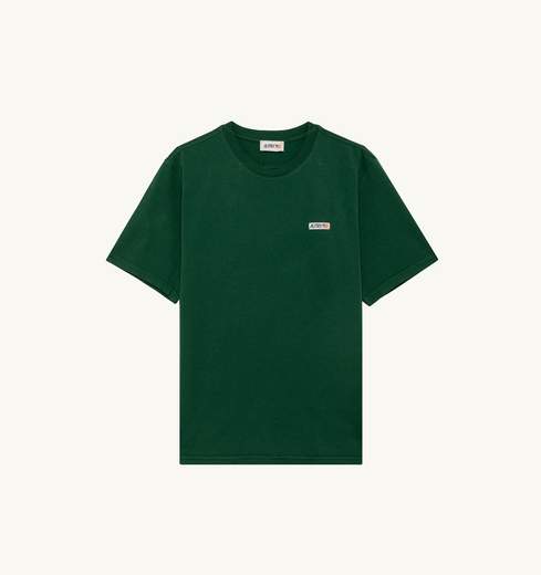 Autry T-shirt In Cotone Label Per Il Tempo Libero