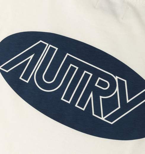 Autry T-shirt In Cotone Label Per Il Tempo Libero