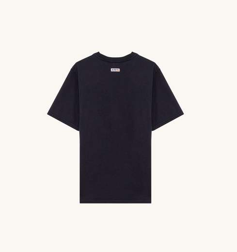 Autry T-shirt In Cotone Label Per Il Tempo Libero