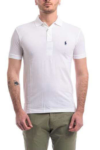Polo Ralph Lauren Polo Mm Slim In Cotone Stretch