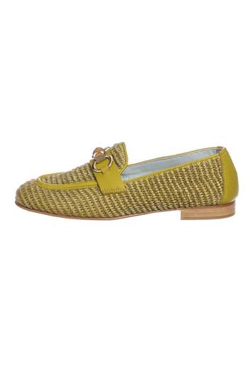Poesie Veneziane Mocassino In Cuoio Intrecciato