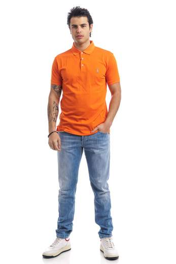 Polo Ralph Lauren Polo M/m In Cotone Stretch