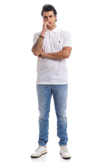 Polo Ralph Lauren Polo M/m In Cotone Stretch