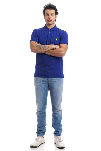 Polo Ralph Lauren Polo M/m In Cotone Stretch