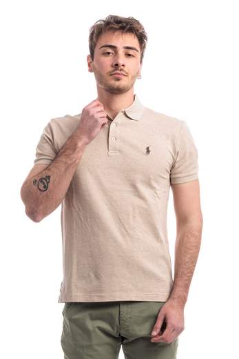 Polo Ralph Lauren Polo Mm Slim In Cotone Stretch