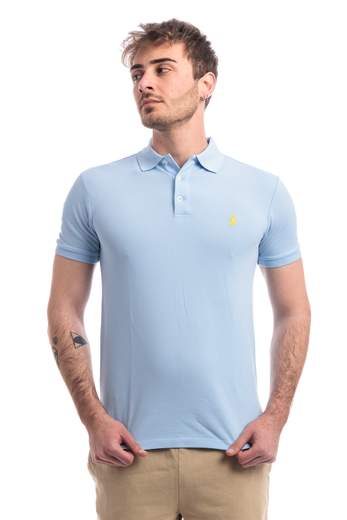 Polo Ralph Lauren Polo Mm Slim In Cotone Stretch