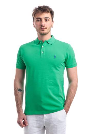 Polo Ralph Lauren Polo Mm Slim In Cotone Stretch