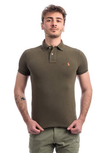 Polo Ralph Lauren Polo Mm Slim In Cotone