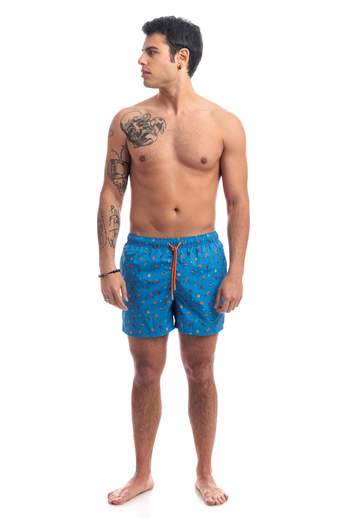 Gallo Uomo Boxer Mare Pl Stampa Padel