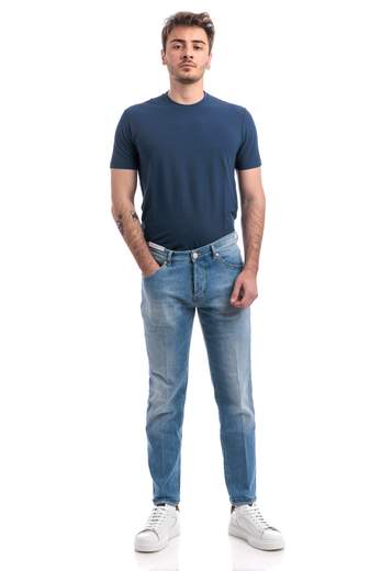 Pt Torino Pantalone Reggae Soft Touch Light Stretch Denim 9oz