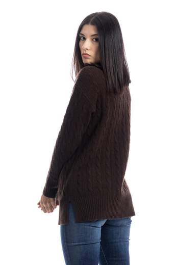 POLO RALPH LAUREN MAGLIONE LUNGO CON COLLO ALTO