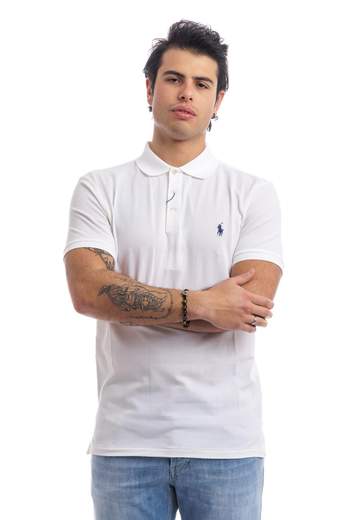 Polo Ralph Lauren Polo M/m In Cotone Stretch