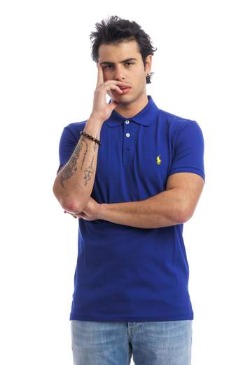Polo Ralph Lauren Polo M/m In Cotone Stretch