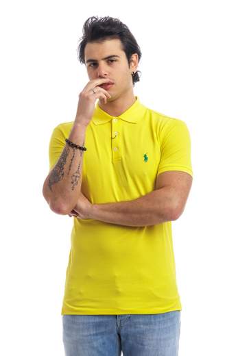Polo Ralph Lauren Polo M/m In Cotone Stretch