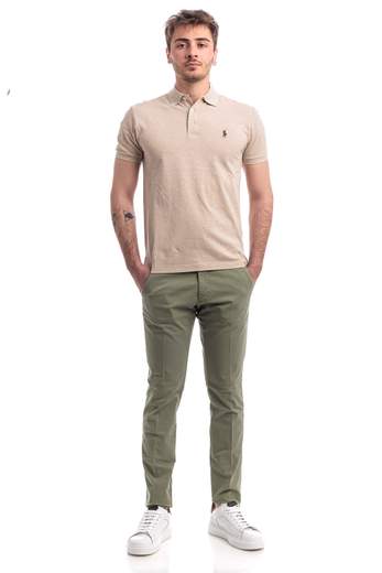 Polo Ralph Lauren Polo Mm Slim In Cotone Stretch