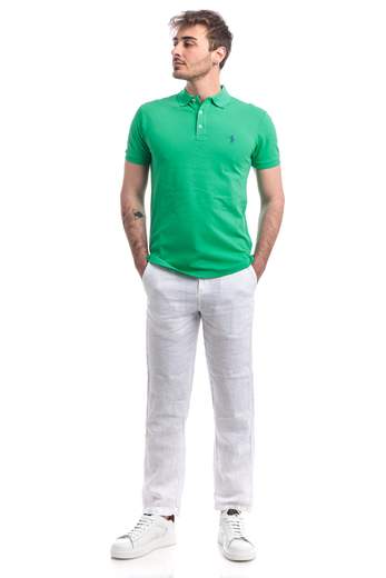Polo Ralph Lauren Polo Mm Slim In Cotone Stretch