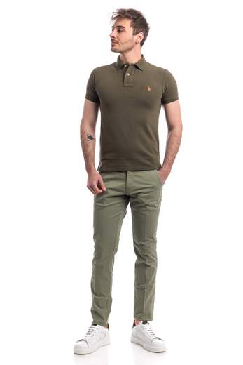 Polo Ralph Lauren Polo Mm Slim In Cotone