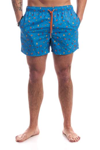Gallo Uomo Boxer Mare Pl Stampa Padel