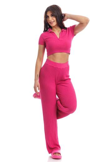 Hinnominate Pantalone A Palazzo In Maglia