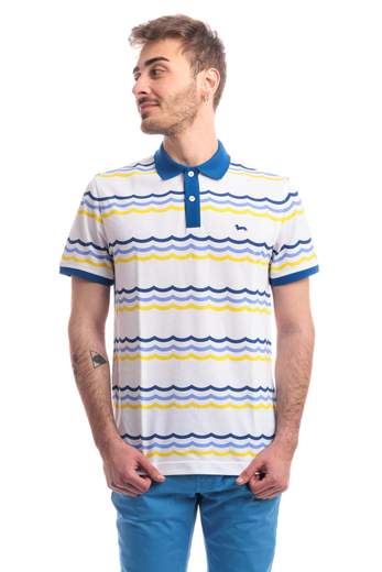 Harmont & Blaine Polo Stampa Onde Mm