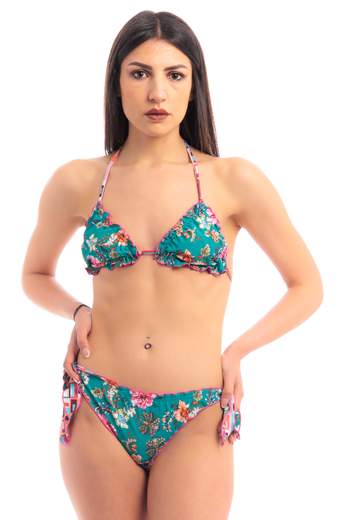 Liu°jo Bikini Triangolo+slip Fiocchi