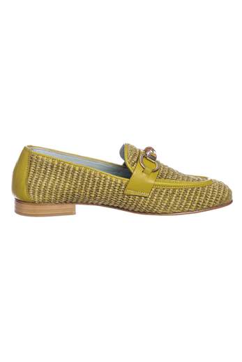 Poesie Veneziane Mocassino In Cuoio Intrecciato