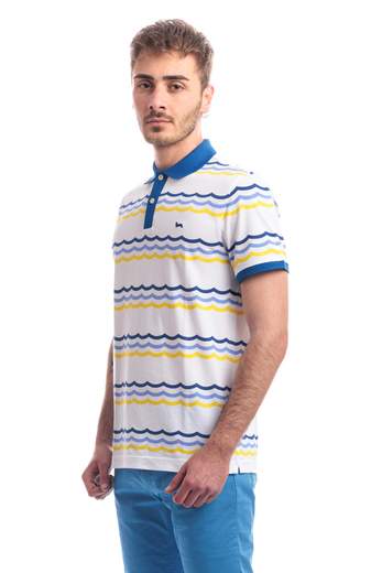 Harmont & Blaine Polo Stampa Onde Mm