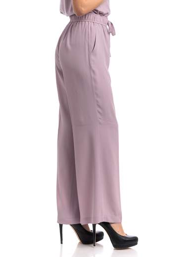 Seventy  Pantalone Lungo Elasticato In Tessuto Leggero Misto Seta