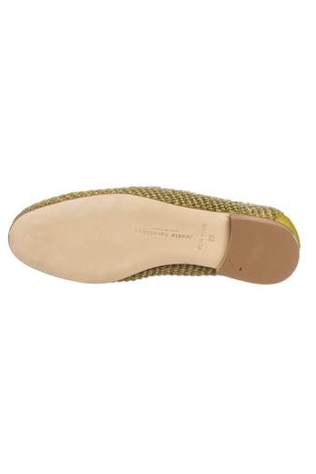 Poesie Veneziane Mocassino In Cuoio Intrecciato