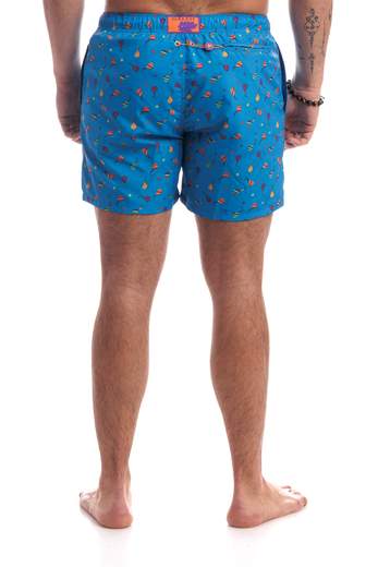 Gallo Uomo Boxer Mare Pl Stampa Padel
