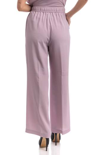 Seventy  Pantalone Lungo Elasticato In Tessuto Leggero Misto Seta