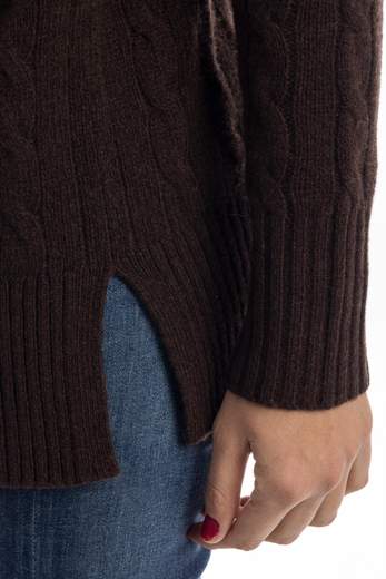 POLO RALPH LAUREN MAGLIONE LUNGO CON COLLO ALTO