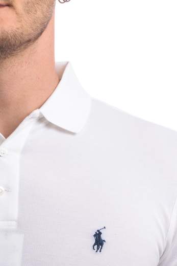 Polo Ralph Lauren Polo Mm Slim In Cotone Stretch