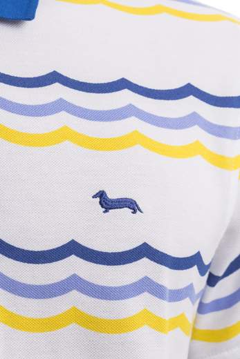 Harmont & Blaine Polo Stampa Onde Mm