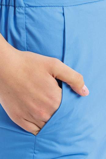 1970 Seventy Pantalone A Tinta Unita Con Elastico