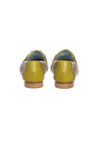 Poesie Veneziane Mocassino In Cuoio Intrecciato
