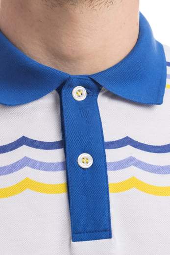 Harmont & Blaine Polo Stampa Onde Mm