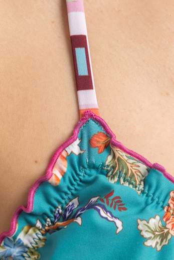 Liu°jo Bikini Triangolo+slip Fiocchi