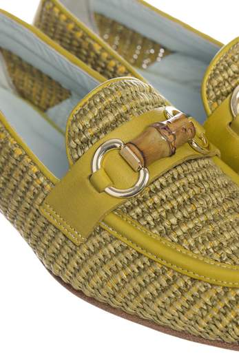 Poesie Veneziane Mocassino In Cuoio Intrecciato