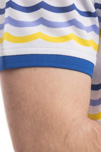 Harmont & Blaine Polo Stampa Onde Mm