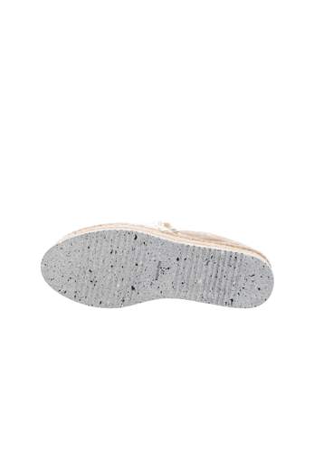 Espadrillas Scarpa Espadrilles Con Punta Chiusa In Filo, Tallone In Tessuto, Fondo In Corda E Gomma Riciclata. Altezza 4,5 Cm.