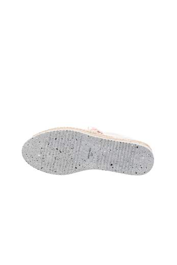 Espadrillas Scarpa Espadrilles Con Punta Chiusa In Filo, Tallone In Tessuto, Fondo In Corda E Gomma Riciclata. Altezza 4,5 Cm.