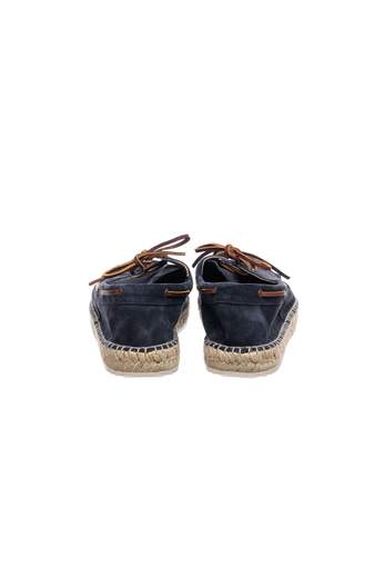 Espadrillas Scarpe Espadrilles Da Uomo In Camoscio Con Lacci.