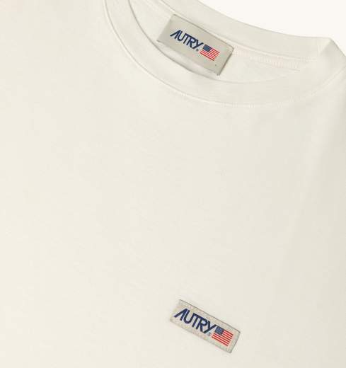 Autry T-shirt In Cotone Label Per Il Tempo Libero
